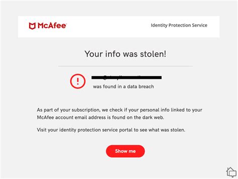 When we alert you, we'll guide you through the steps that you need to take to fix things. . Compiled breach list mcafee meaning
